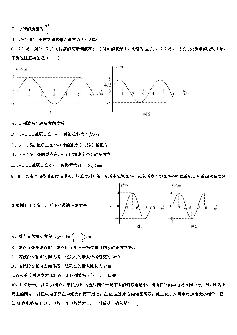 2026届交通大学附属中学高三压轴卷物理试卷含解析第3页