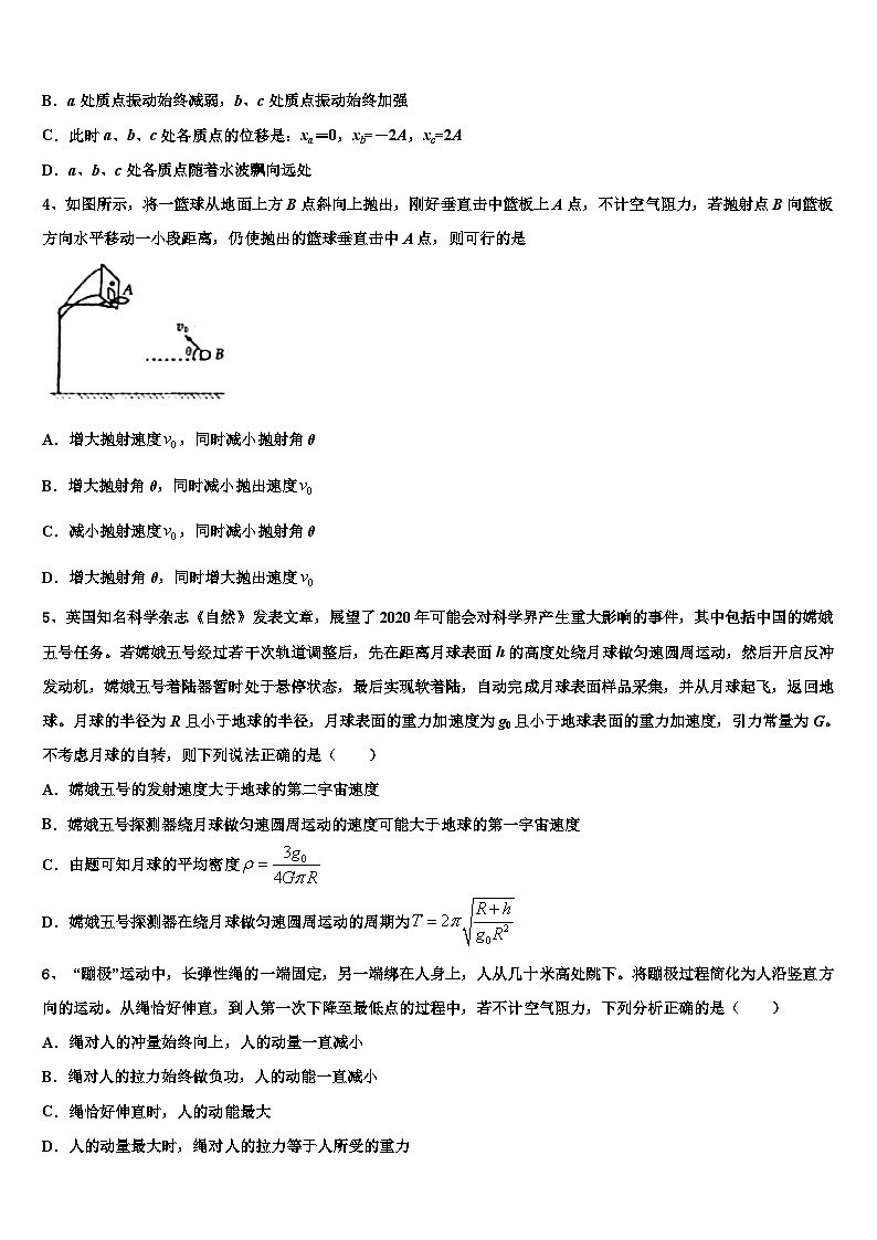 2026届江西省宜春市第九中学高三最后一卷物理试卷含解析第2页