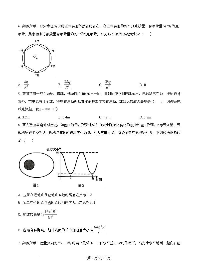 浙江省Z20 名校联盟2025-2026学年第二学期创新班联考高二物理试题卷（原卷版）第2页