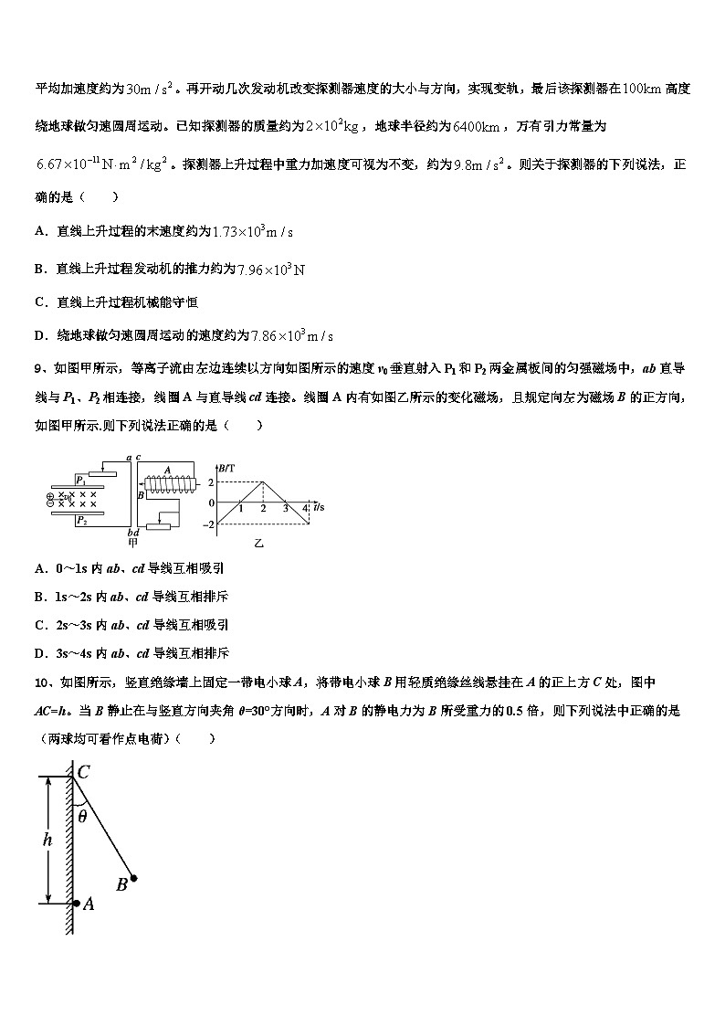 2026届辽宁葫芦岛协作校高考冲刺模拟物理试题含解析第3页
