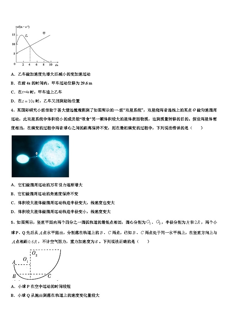 2026届辽宁省朝阳市凌源市凌源三中高考物理倒计时模拟卷含解析第2页