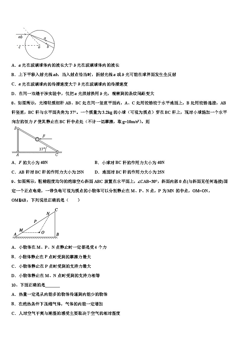 2026届辽宁省东北育才、实验中学高考冲刺模拟物理试题含解析第3页