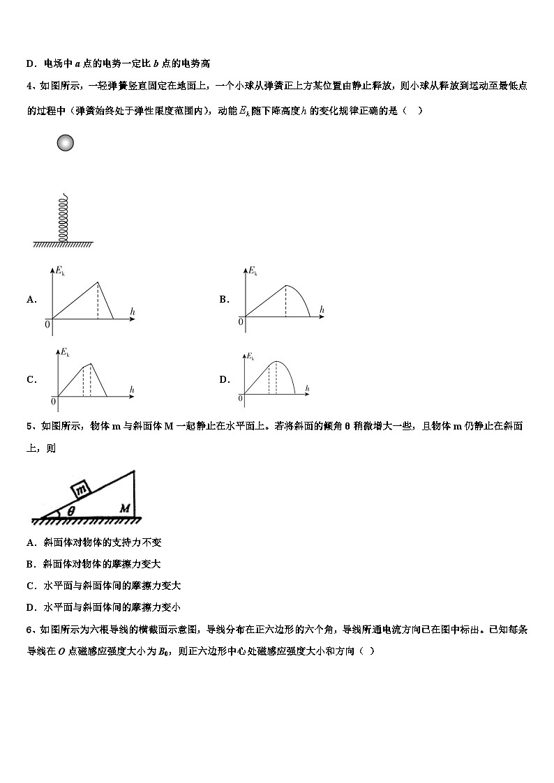 2026届辽宁省抚顺市“抚顺六校协作体”高考物理考前最后一卷预测卷含解析第2页