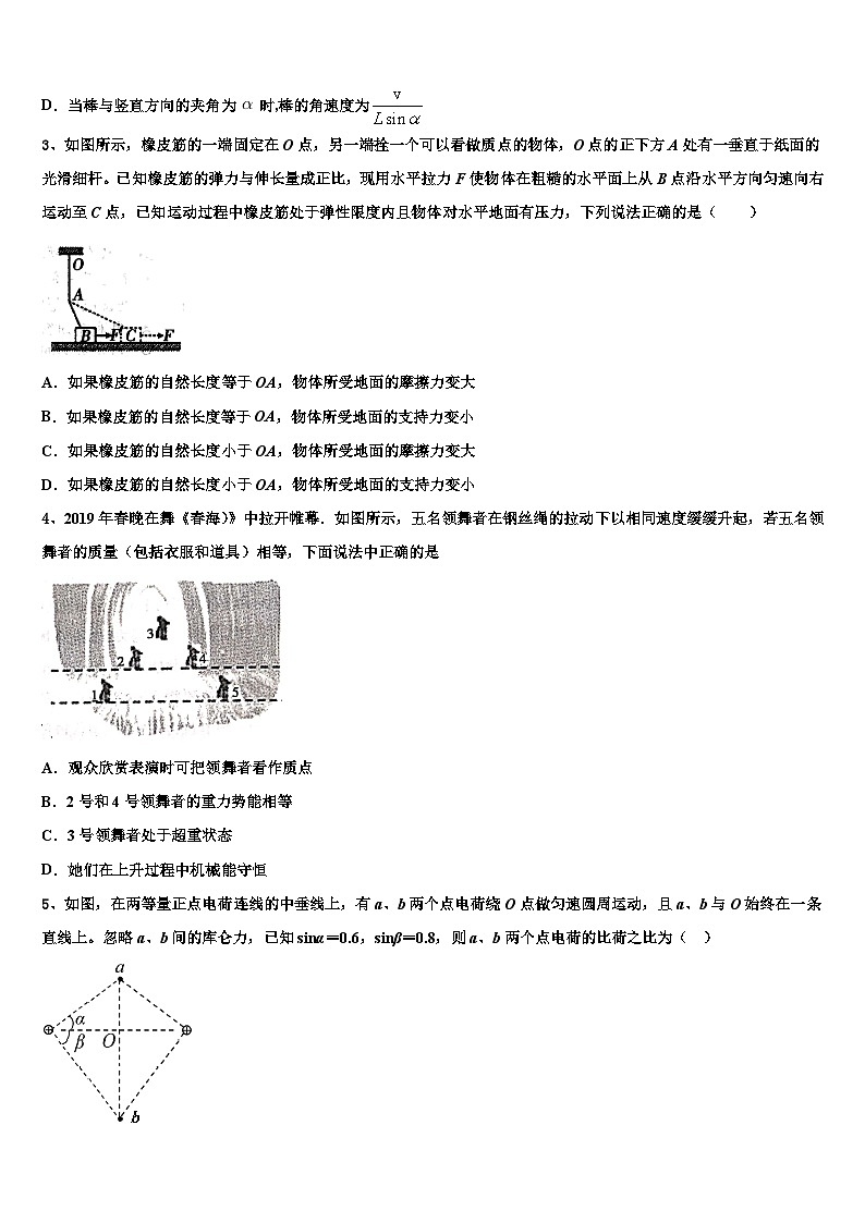 2026届辽宁省凌源二中高考物理必刷试卷含解析第2页