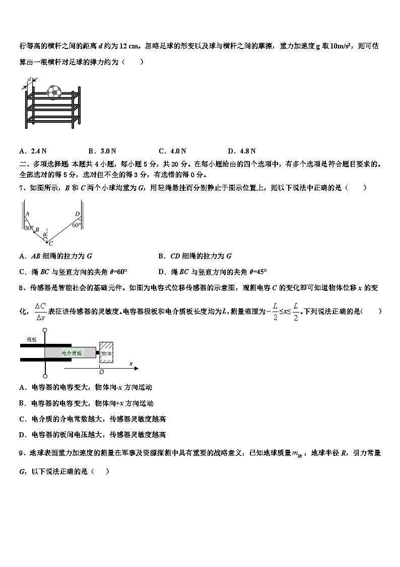 2026届辽宁省葫芦岛锦化高中高考冲刺物理模拟试题含解析第3页