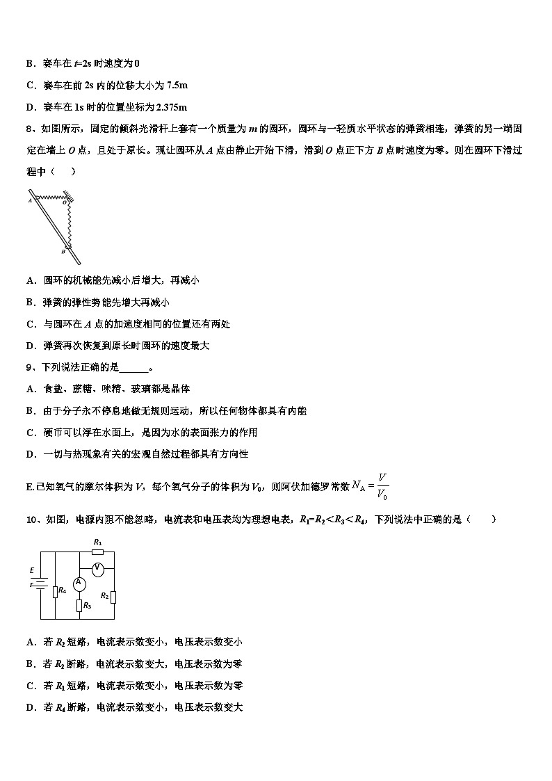 2026届辽宁省葫芦岛市第一中学高考考前提分物理仿真卷含解析第3页