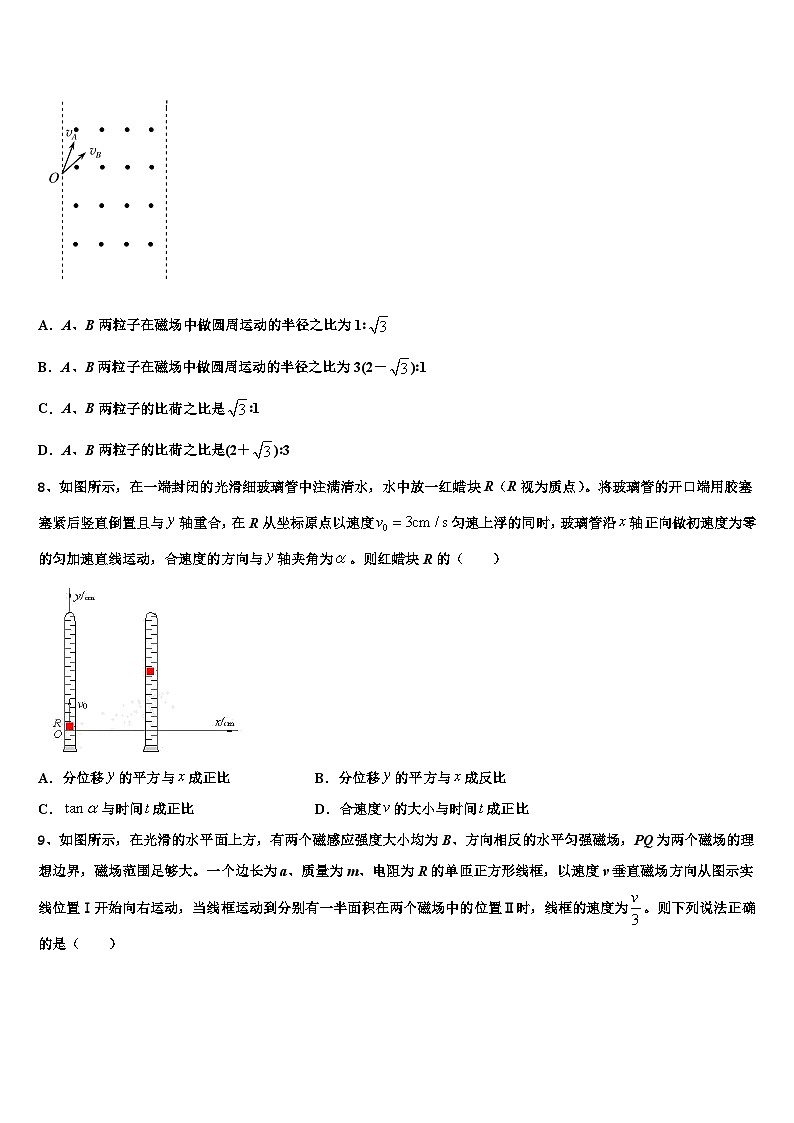 2026届辽宁省普兰店市高考冲刺模拟物理试题含解析第3页