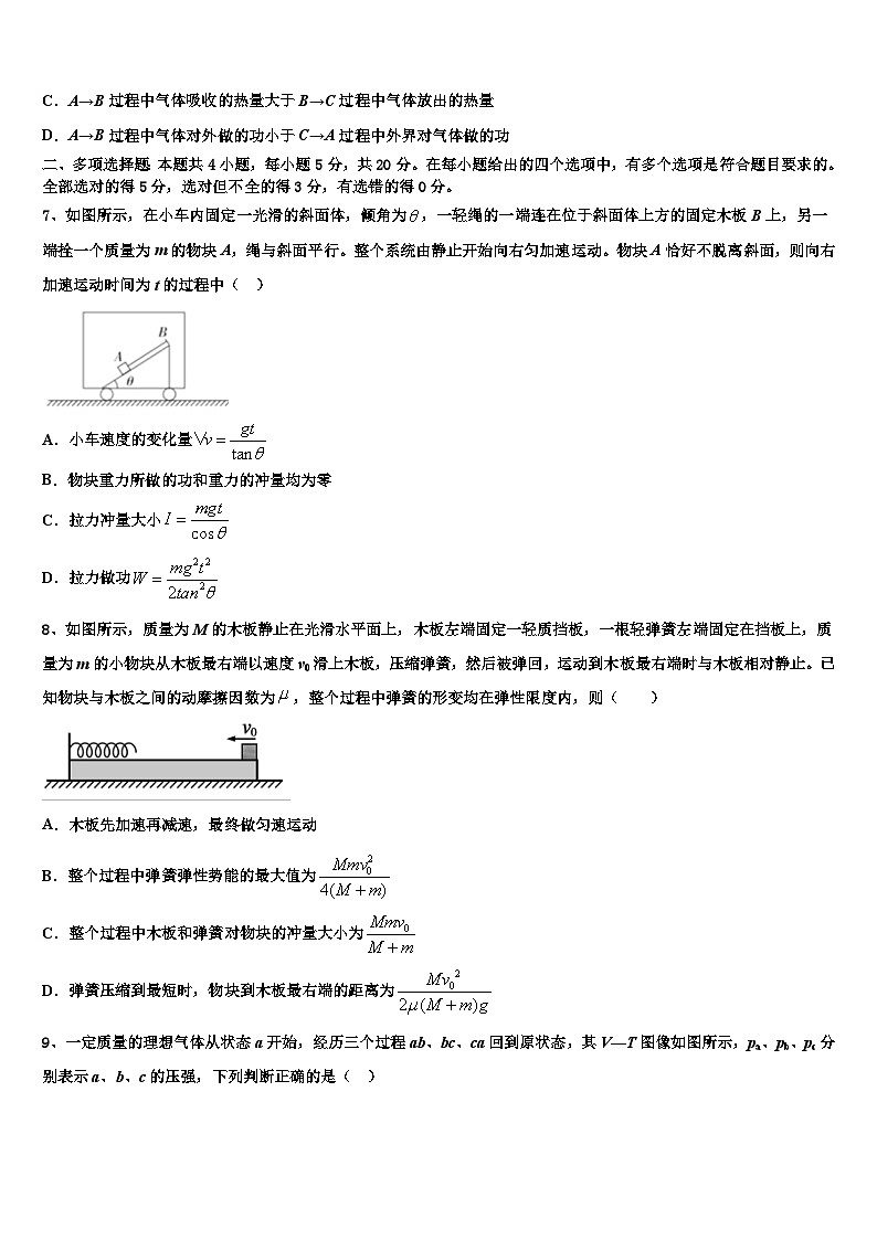 2026届辽宁省全国大联考高考物理必刷试卷含解析第3页