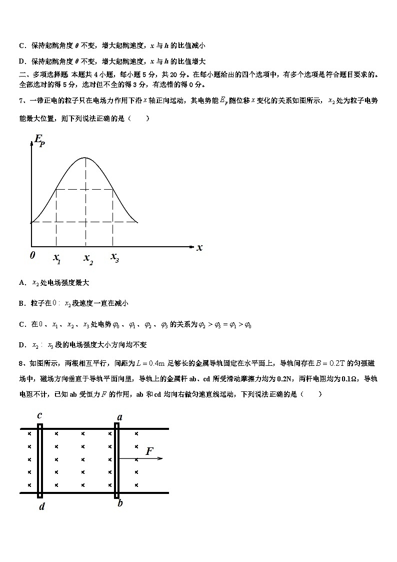 2026届辽宁省沈阳市重点中学高考物理全真模拟密押卷含解析第3页