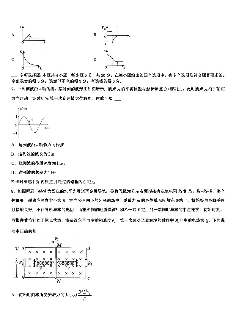 2026届蒙古北京八中乌兰察布分校高三（最后冲刺）物理试卷含解析第3页