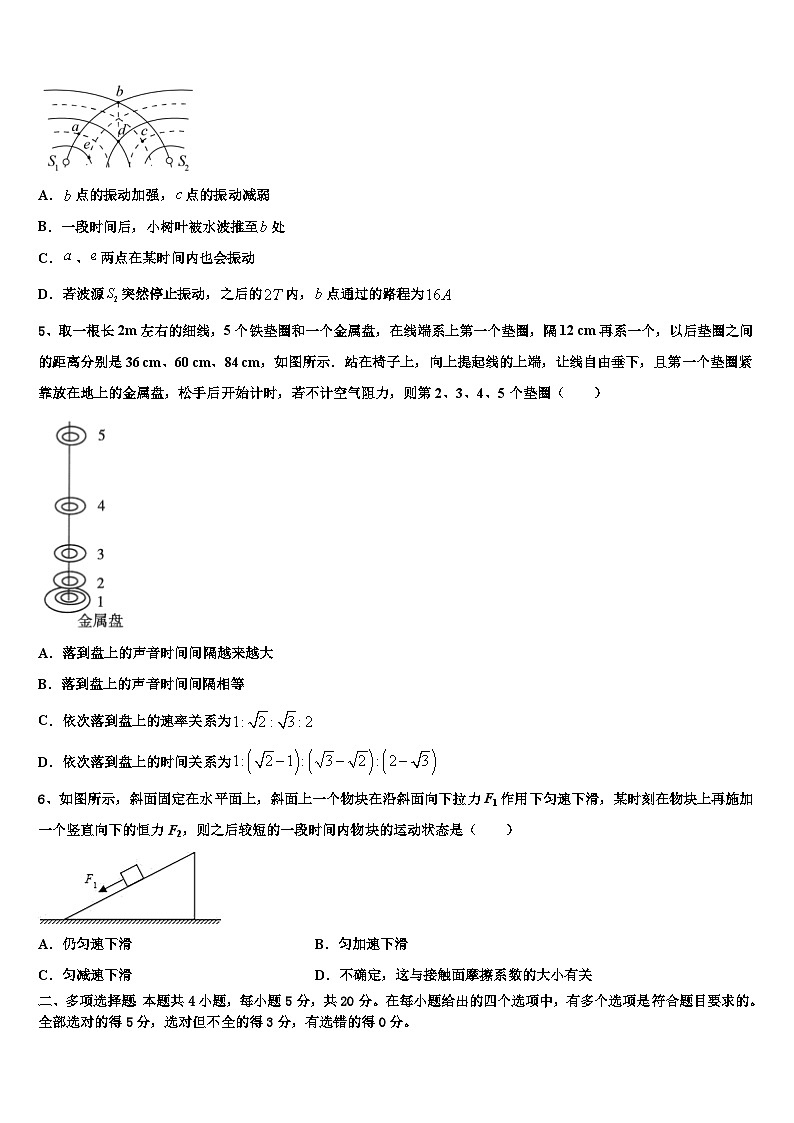 2026届辽宁师大附中高三下学期第六次检测物理试卷含解析第2页