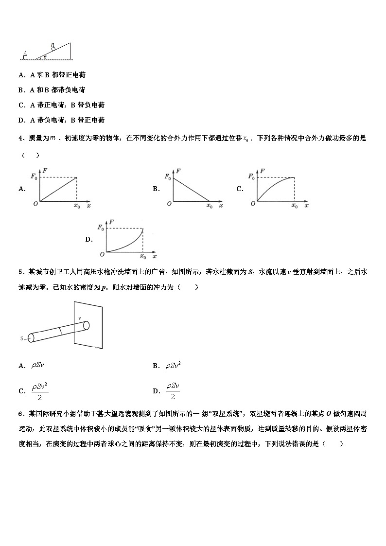 2026届林州市第一中学高三考前热身物理试卷含解析第2页
