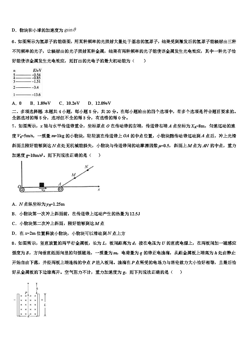 2026届临沧市重点中学高三压轴卷物理试卷含解析第3页