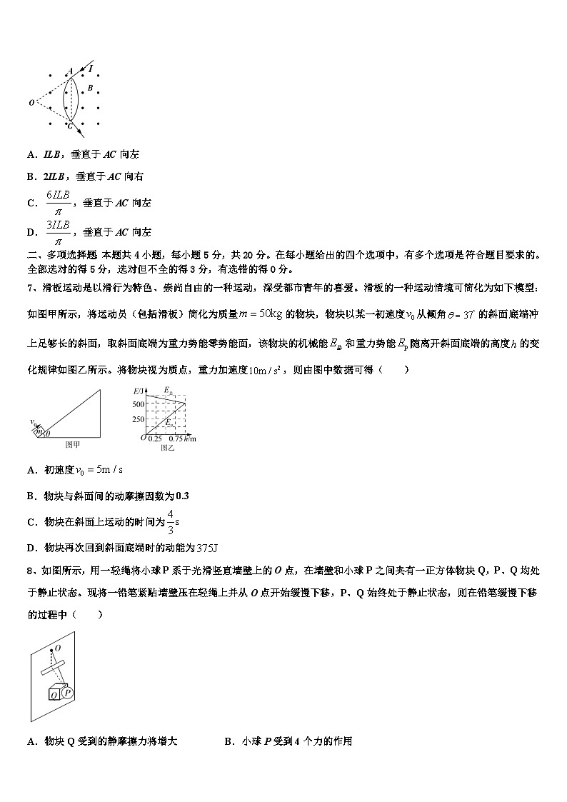 2026届内蒙赤峰新城红旗中学高考冲刺物理模拟试题含解析第3页