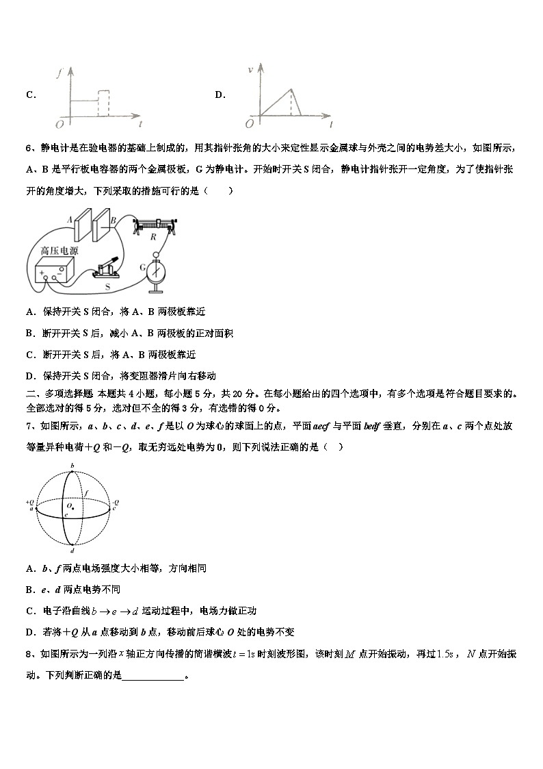 2026届辽宁省沈阳市名校高三下第一次测试物理试题含解析第3页