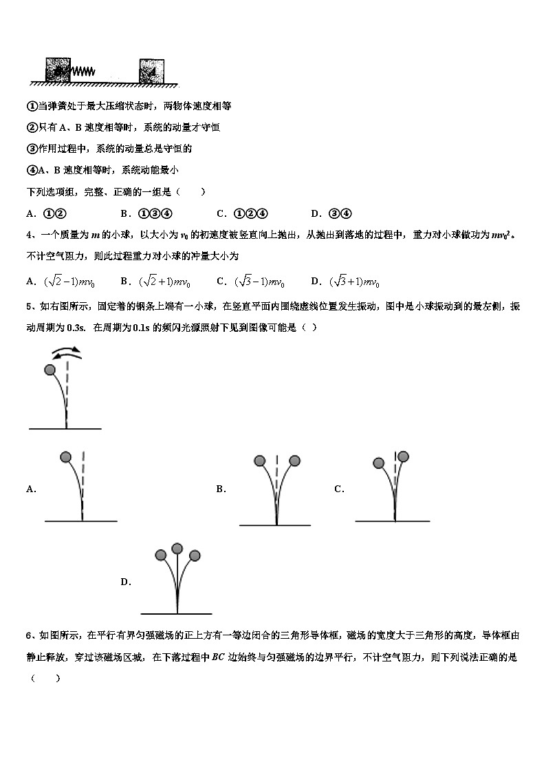 2026届辽宁省普通高中高三下学期第五次调研考试物理试题含解析第2页