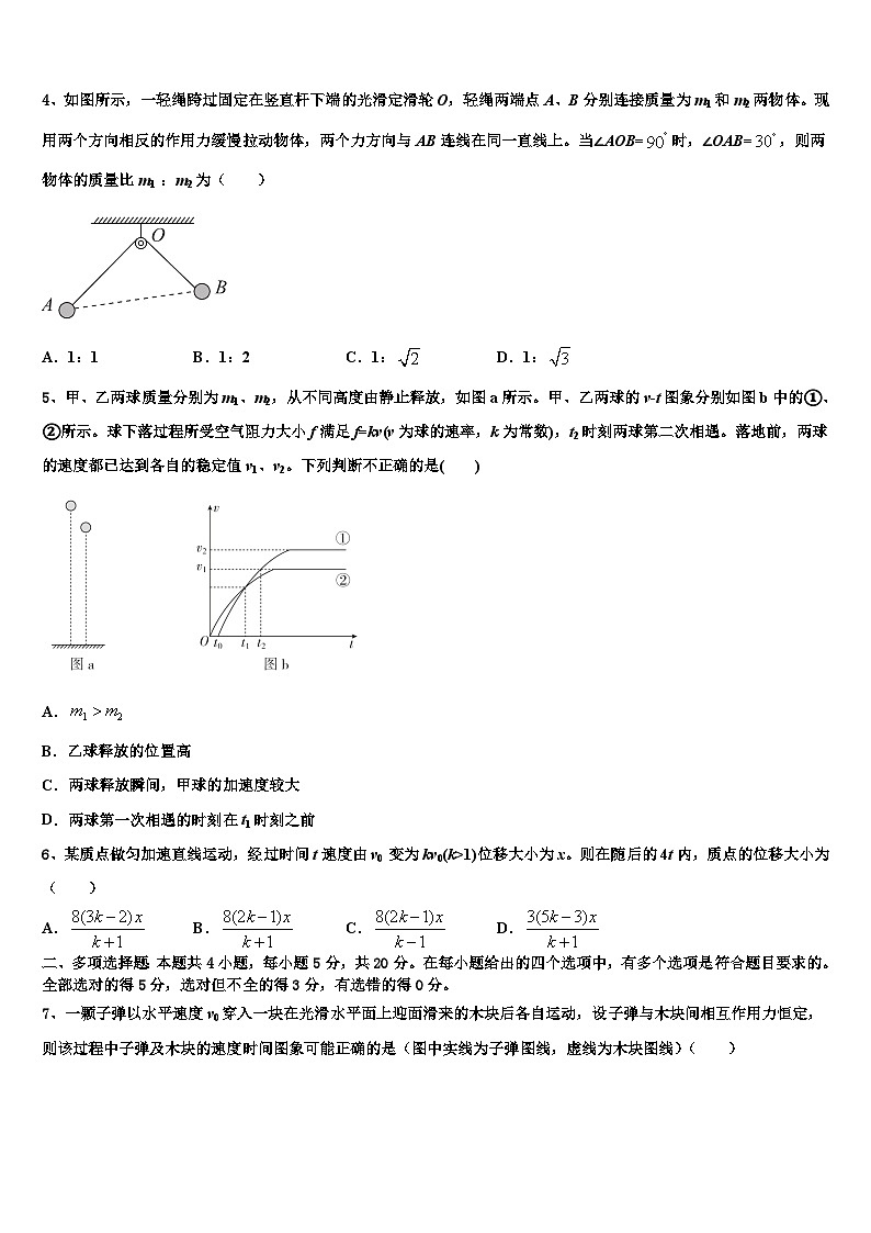 2026届辽宁省葫芦岛市协作体高三冲刺模拟物理试卷含解析第2页