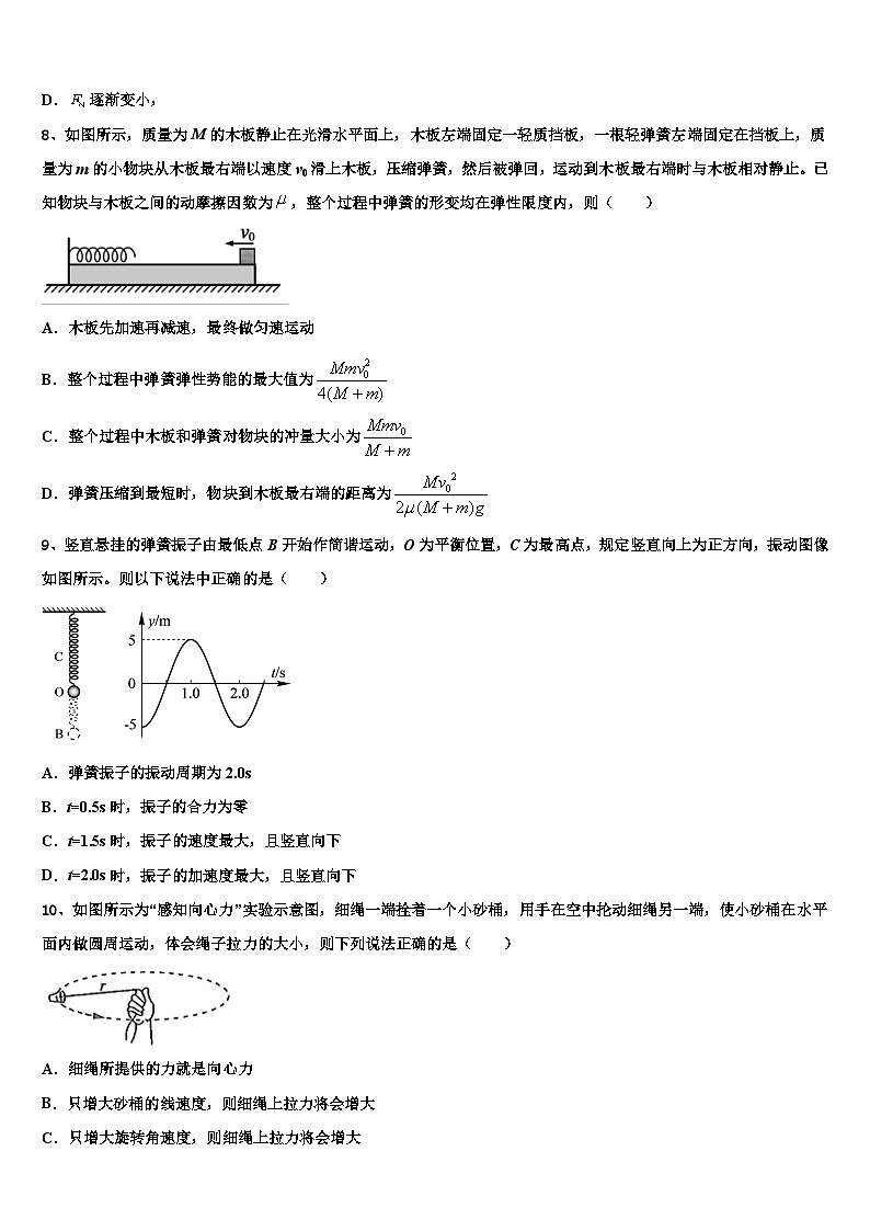 2026届辽宁省葫芦岛市锦化高中高三压轴卷物理试卷含解析第3页