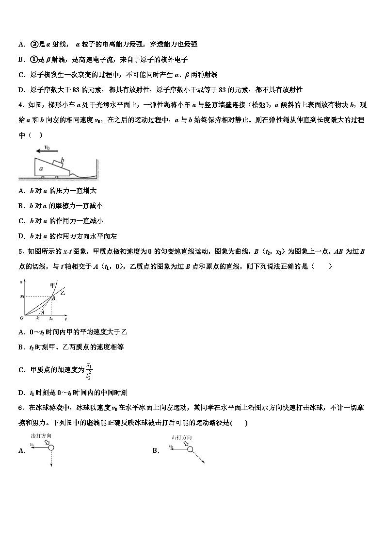 2026届内蒙古巴彦淖尔市杭锦后旗奋斗中学高三压轴卷物理试卷含解析第2页