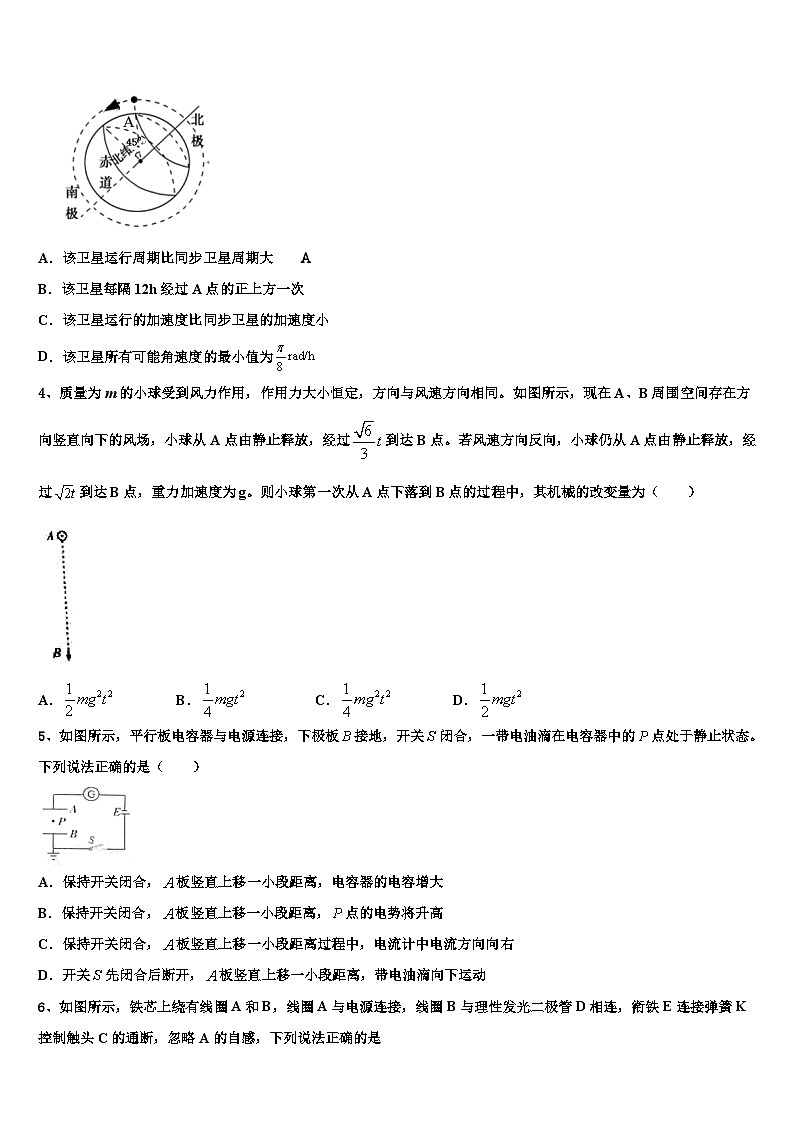 2026届辽宁省葫芦岛高三下学期第六次检测物理试卷含解析第2页
