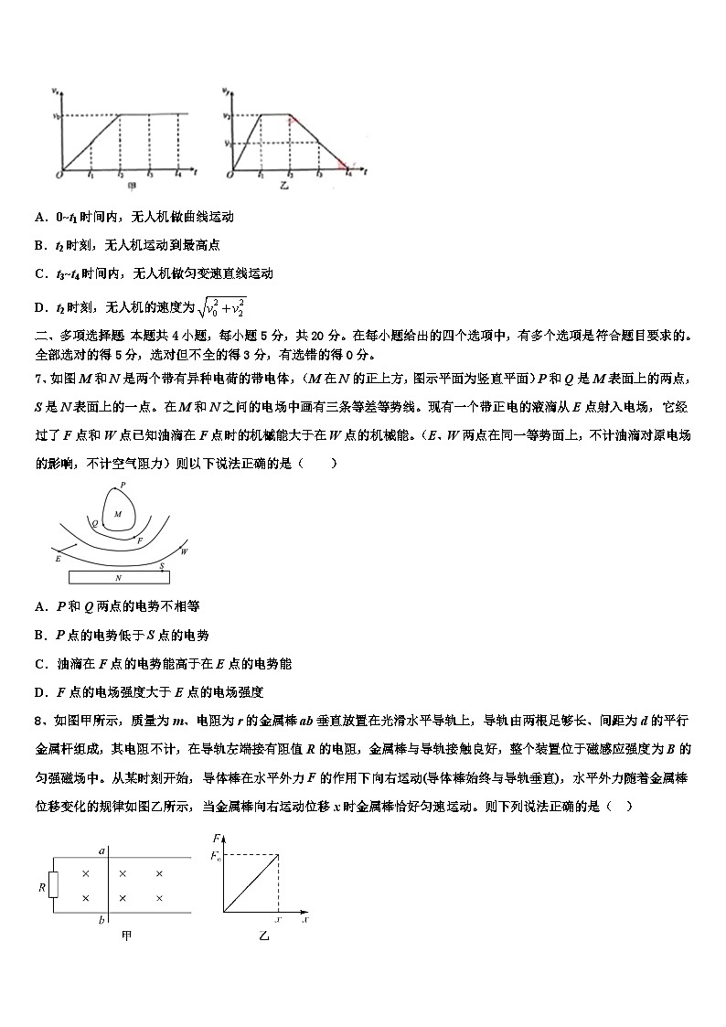 2026届内蒙古包头市第九中学高考全国统考预测密卷物理试卷含解析第3页