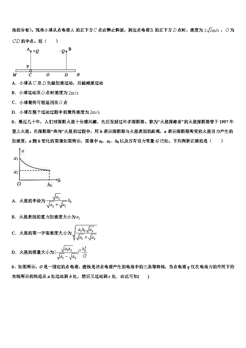 2026届内蒙古鄂尔多斯市达拉特旗第一中学高考仿真模拟物理试卷含解析第3页