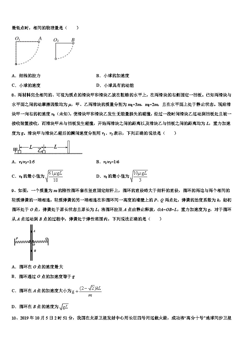 2026届内蒙古呼和浩特市土默特左旗第一中学高考仿真卷物理试题含解析第3页