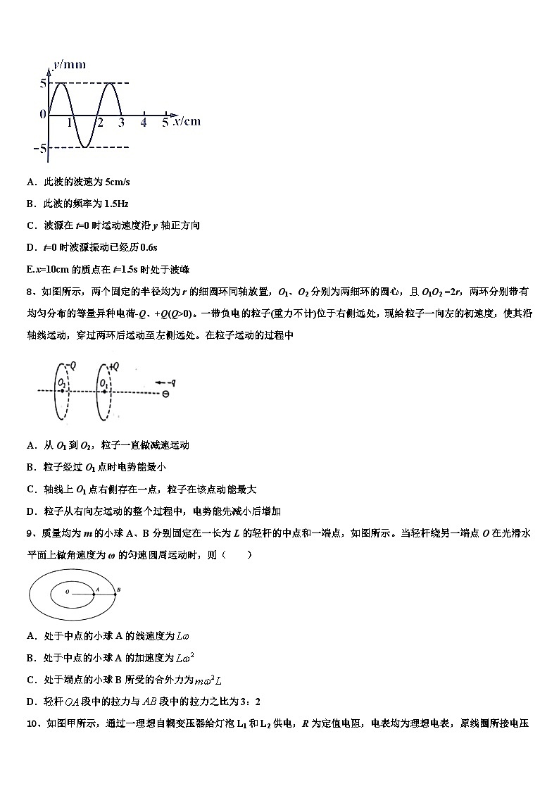 2026届内蒙古包头市第一机械制造有限公司第一中学高三二诊模拟考试物理试卷含解析第3页