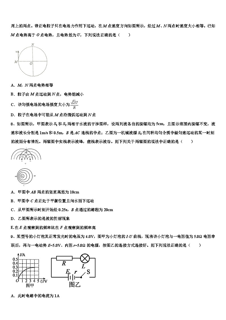 2026届内蒙古通辽市重点中学高三下学期联合考试物理试题含解析第3页