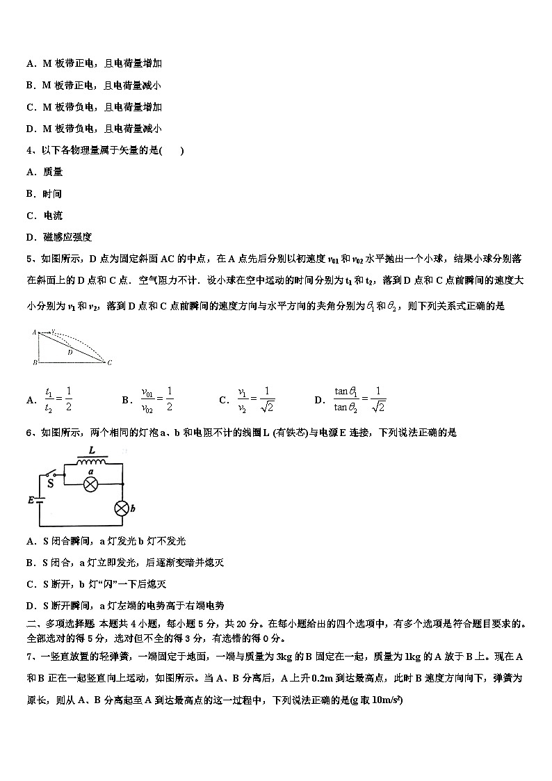 2026届内蒙古一机集团第一中学高三下学期第五次调研考试物理试题含解析第2页