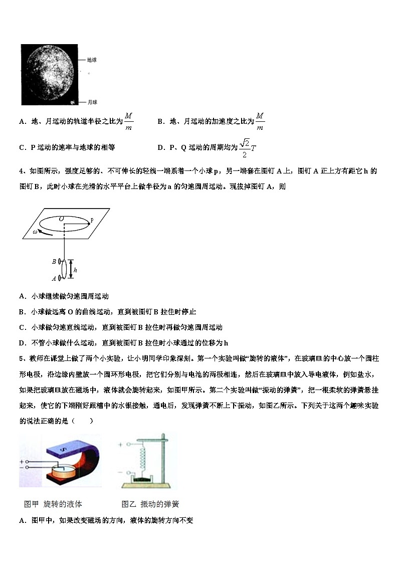 2026届内蒙古正镶白旗察汗淖中学高三最后一卷物理试卷含解析第2页