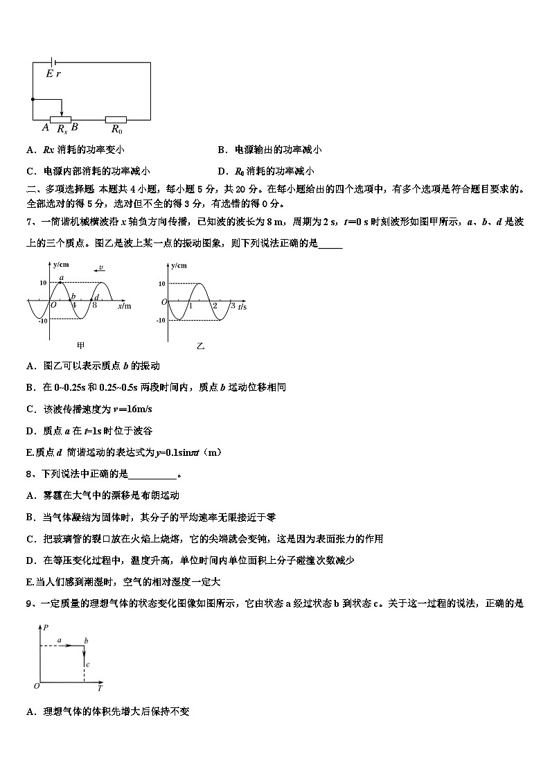 2026届宁波市重点中学高考仿真卷物理试题含解析第3页