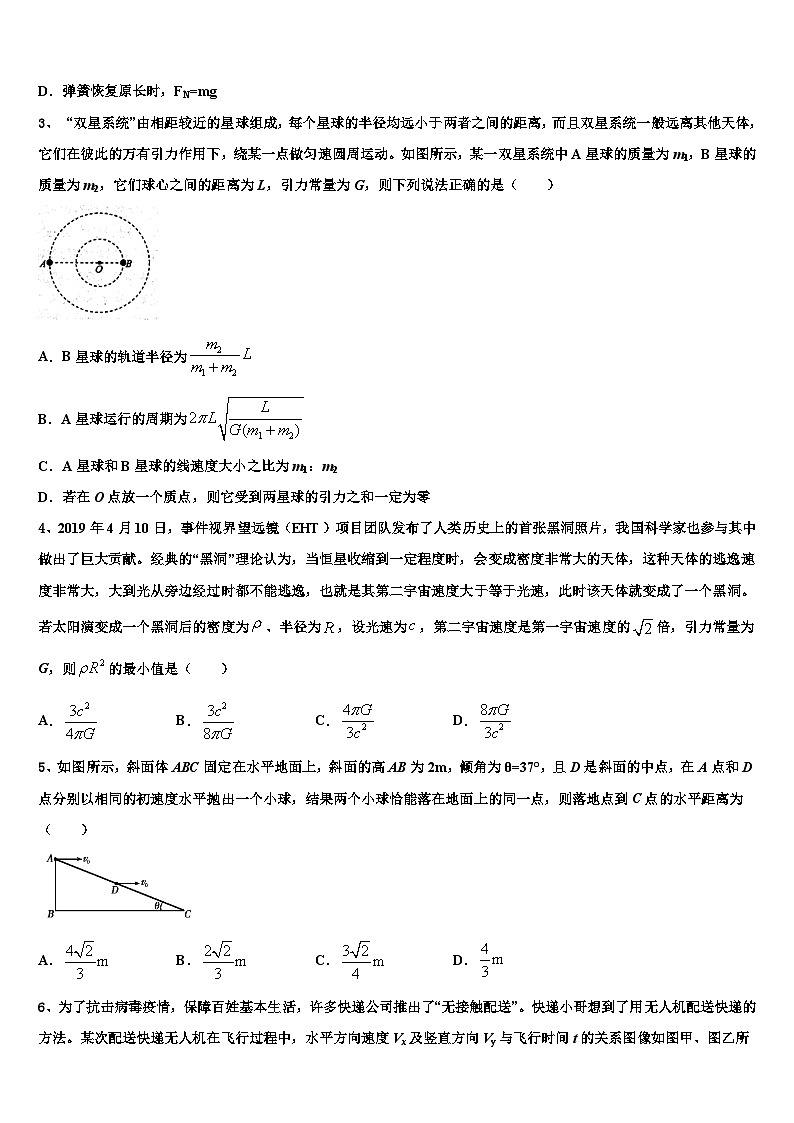 2026届宁夏银川市兴庆区育才中学高考仿真卷物理试卷含解析第2页