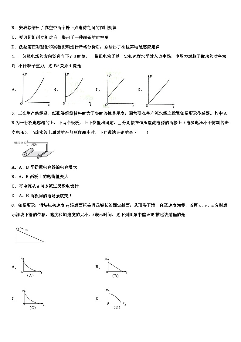 2026届宁夏银川市兴庆区银川一中高考物理二模试卷含解析第2页