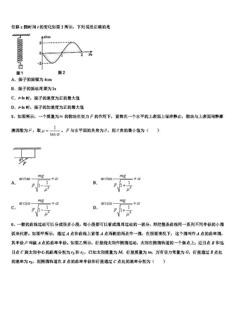2026届濮阳市重点中学高考物理二模试卷含解析第2页