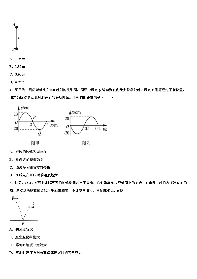 2026届宁夏回族自治区石嘴山市第三中学高三最后一卷物理试卷含解析第2页