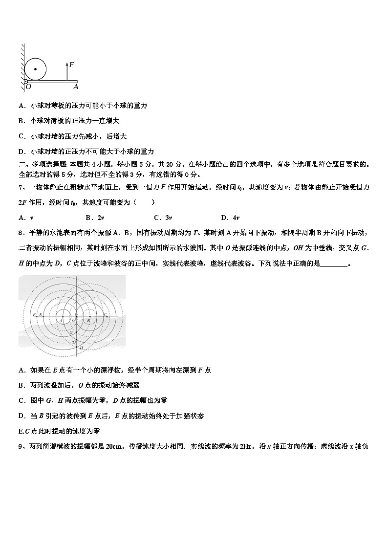 2026届宁夏回族自治区六盘山高级中学高三下学期联考物理试题含解析第3页