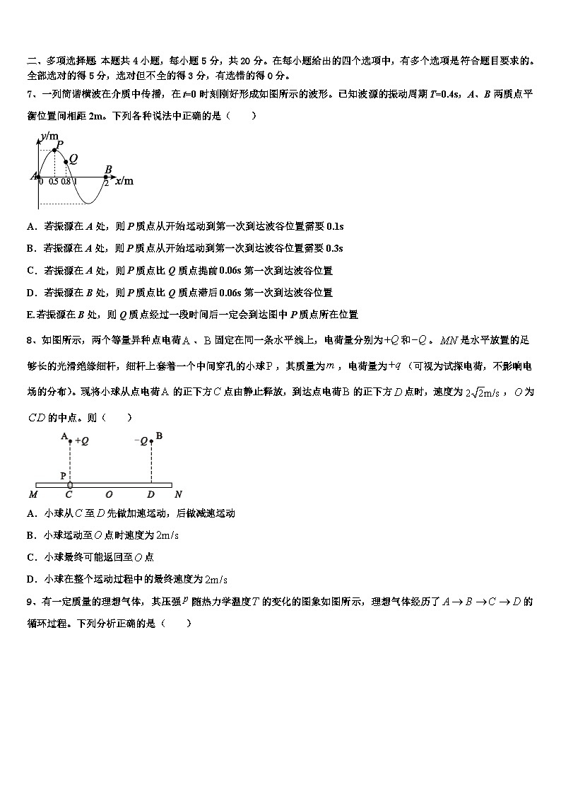 2026届宁夏省中卫高三最后一卷物理试卷含解析第3页