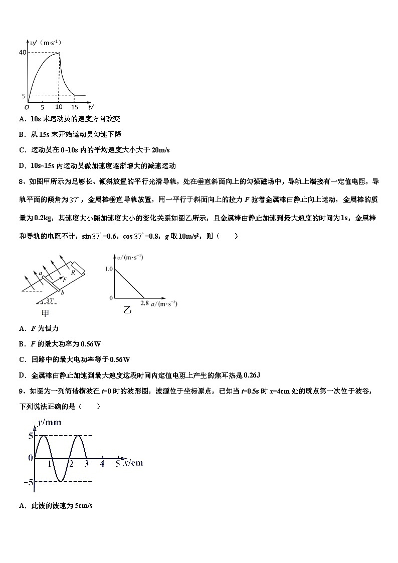 2026届宁夏省银川市高三第二次诊断性检测物理试卷含解析第3页