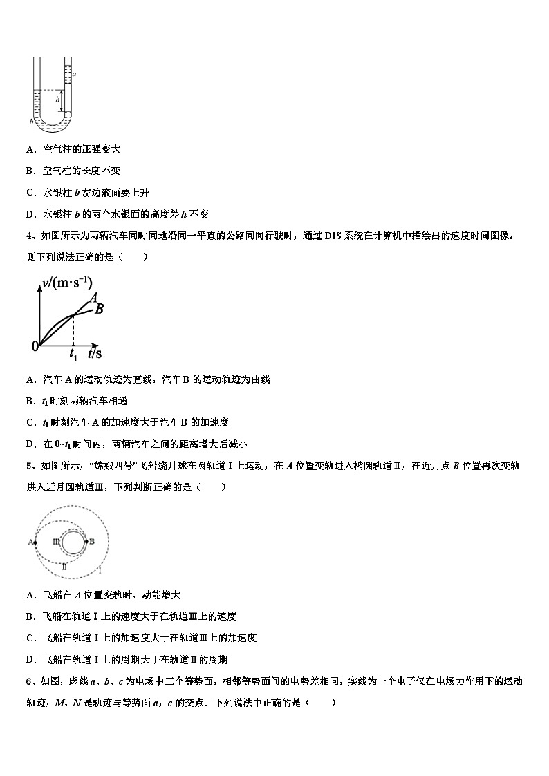 2026届宁夏石嘴山市第一高级中学高三（最后冲刺）物理试卷含解析第2页