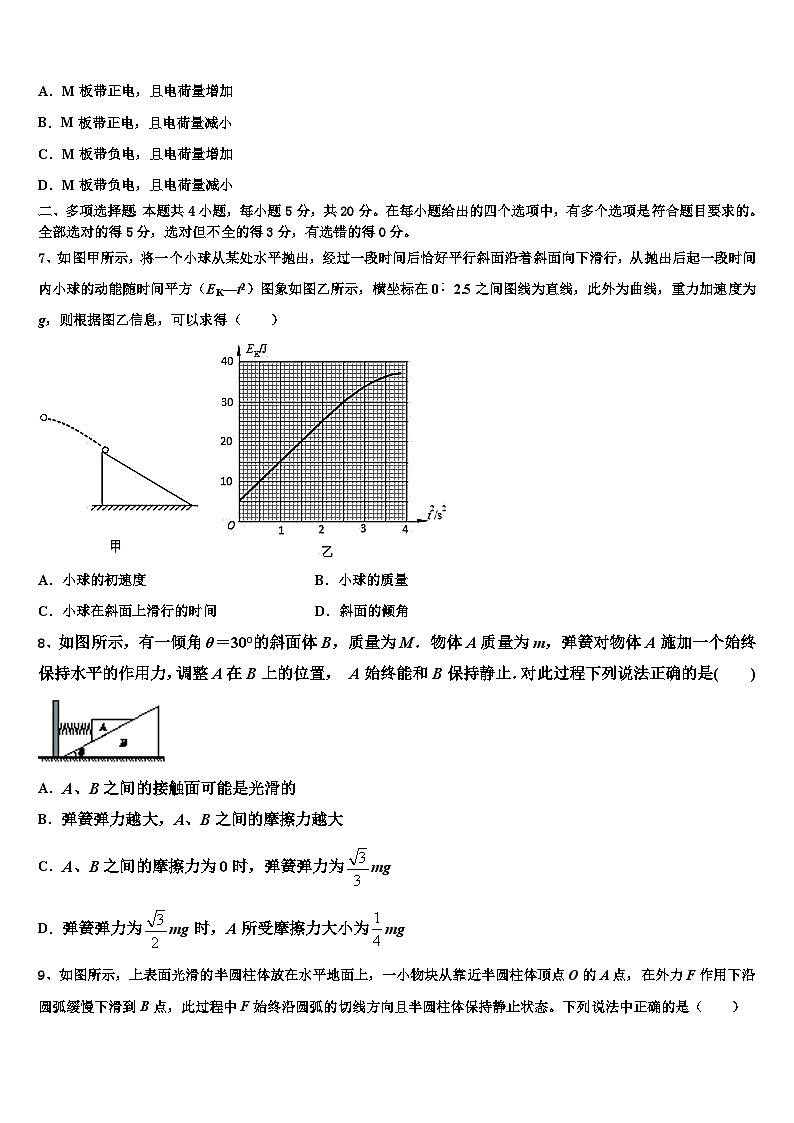 2026届宁夏回族自治区吴忠市高三下学期第五次调研考试物理试题含解析第3页