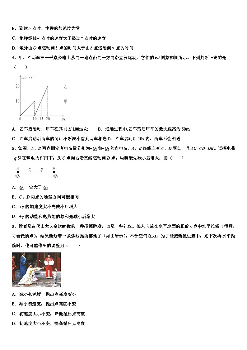 2026届宁夏平罗县高三适应性调研考试物理试题含解析第2页