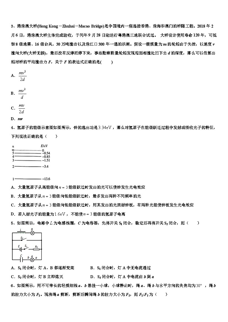 2026届齐鲁名校高三最后一模物理试题含解析第2页