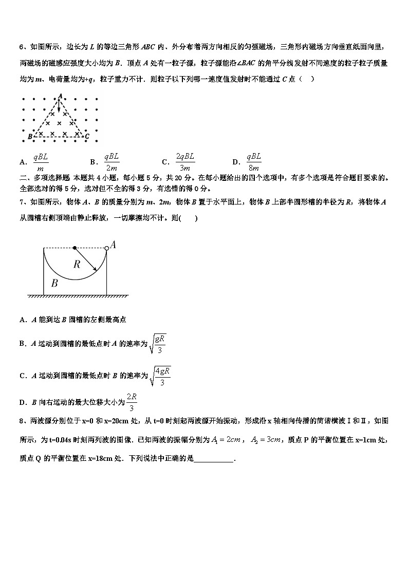2026届青海师范大学附属中学高考全国统考预测密卷物理试卷含解析第3页