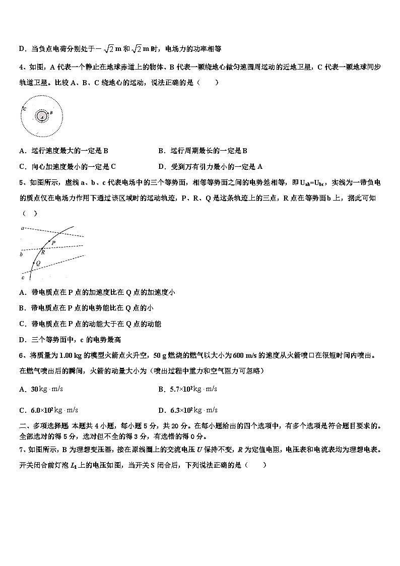 2026届山东省昌乐二中高考物理倒计时模拟卷含解析第2页