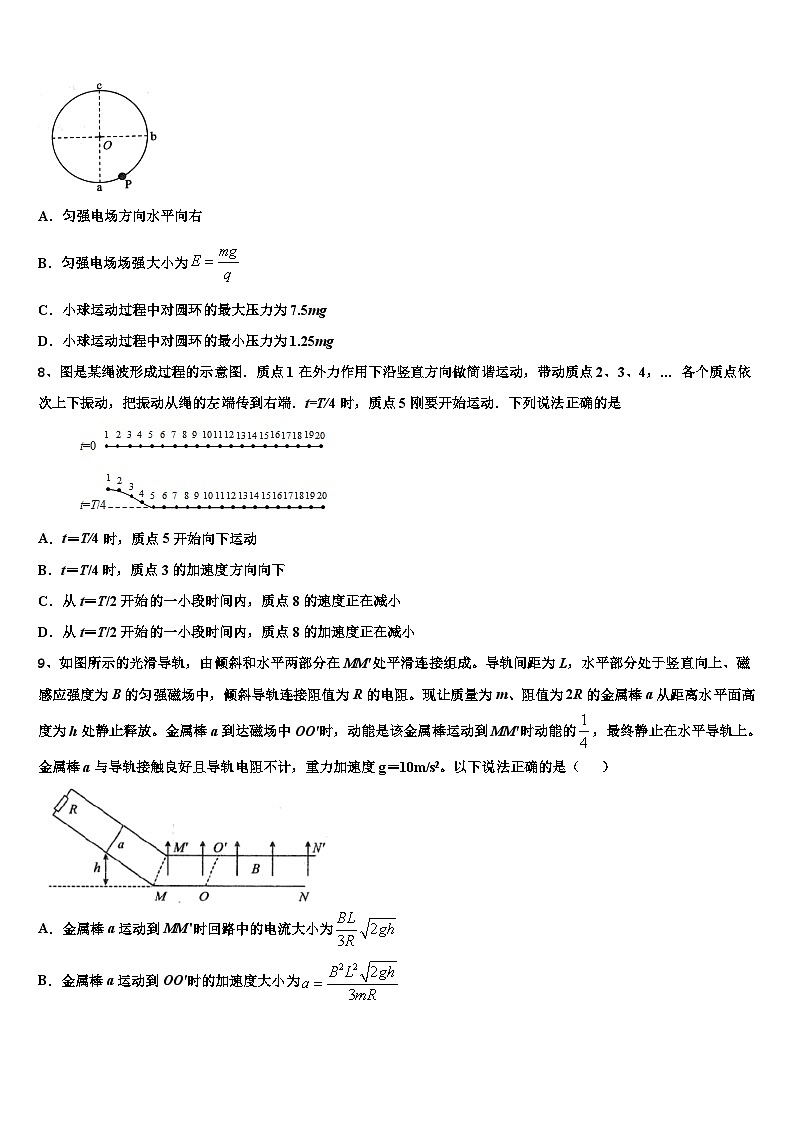 2026届三亚市重点中学高考物理二模试卷含解析第3页
