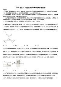 2026届山东、湖北重点中学高考物理一模试卷含解析