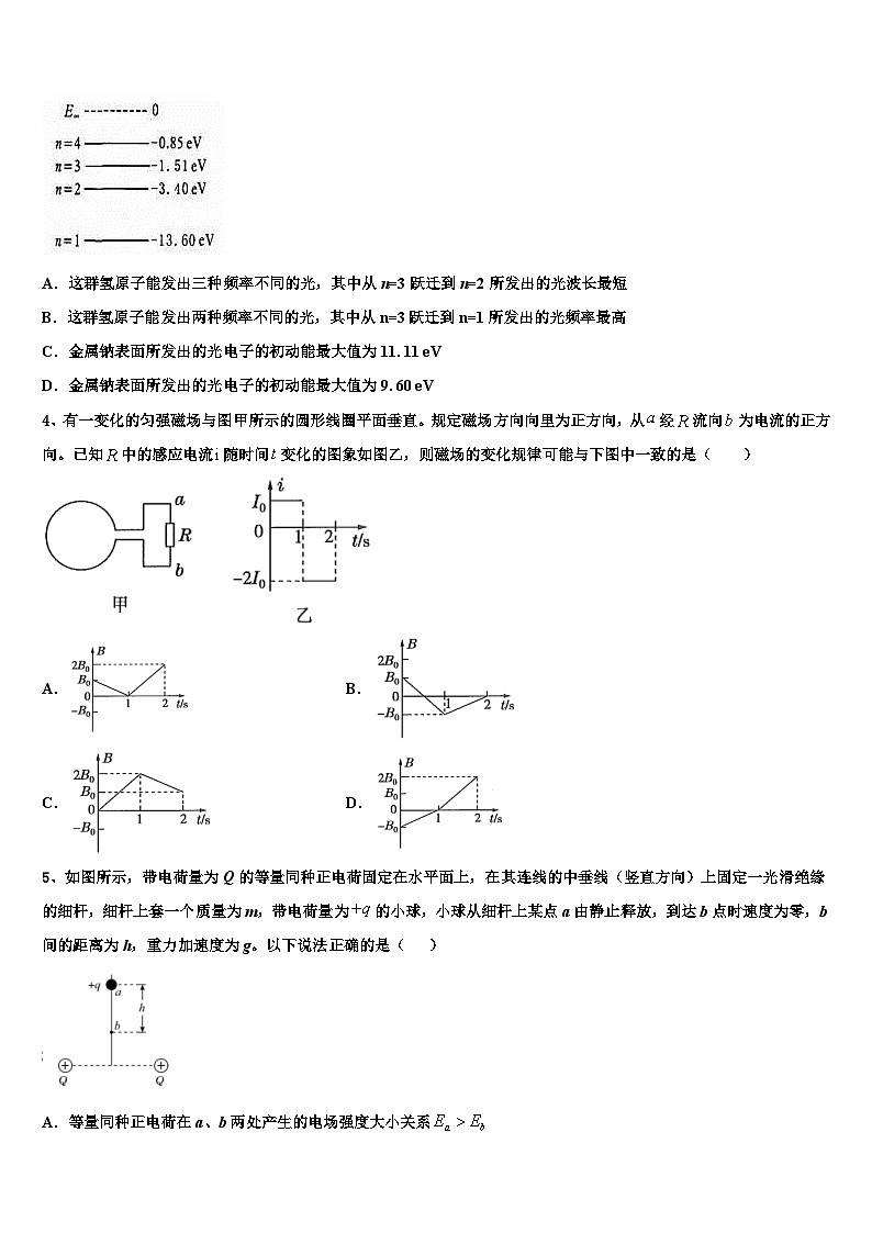 2026届山东菏泽一中高考物理倒计时模拟卷含解析第2页