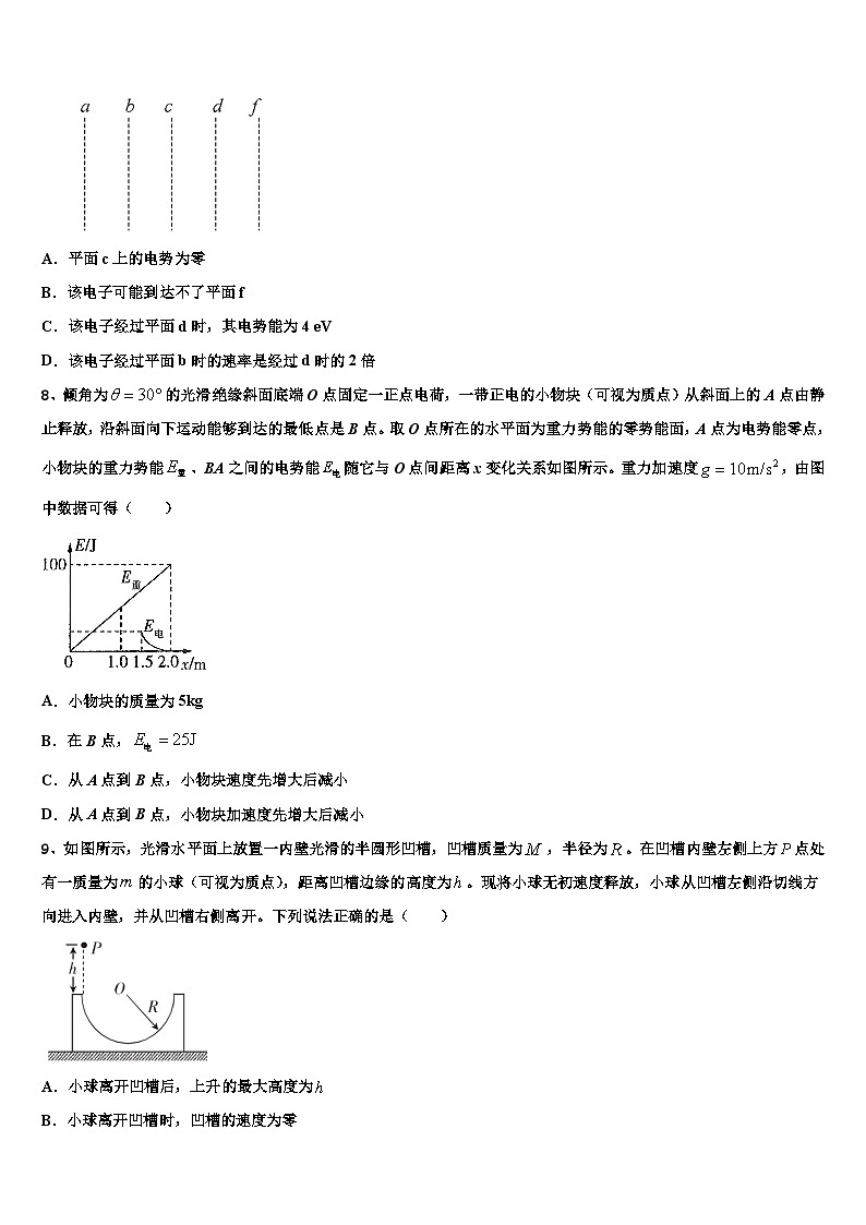 2026届山东省滨州市五校联考高考物理押题试卷含解析第3页