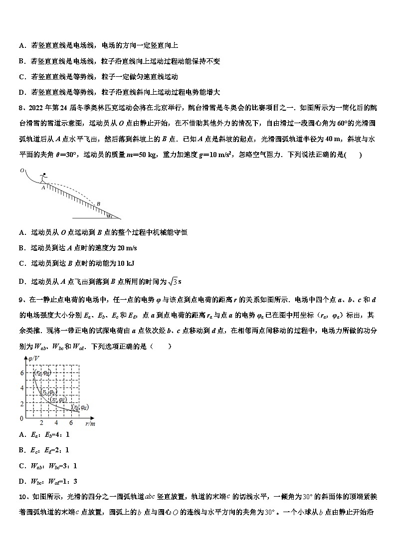 2026届山东省济南二中高考物理倒计时模拟卷含解析第3页